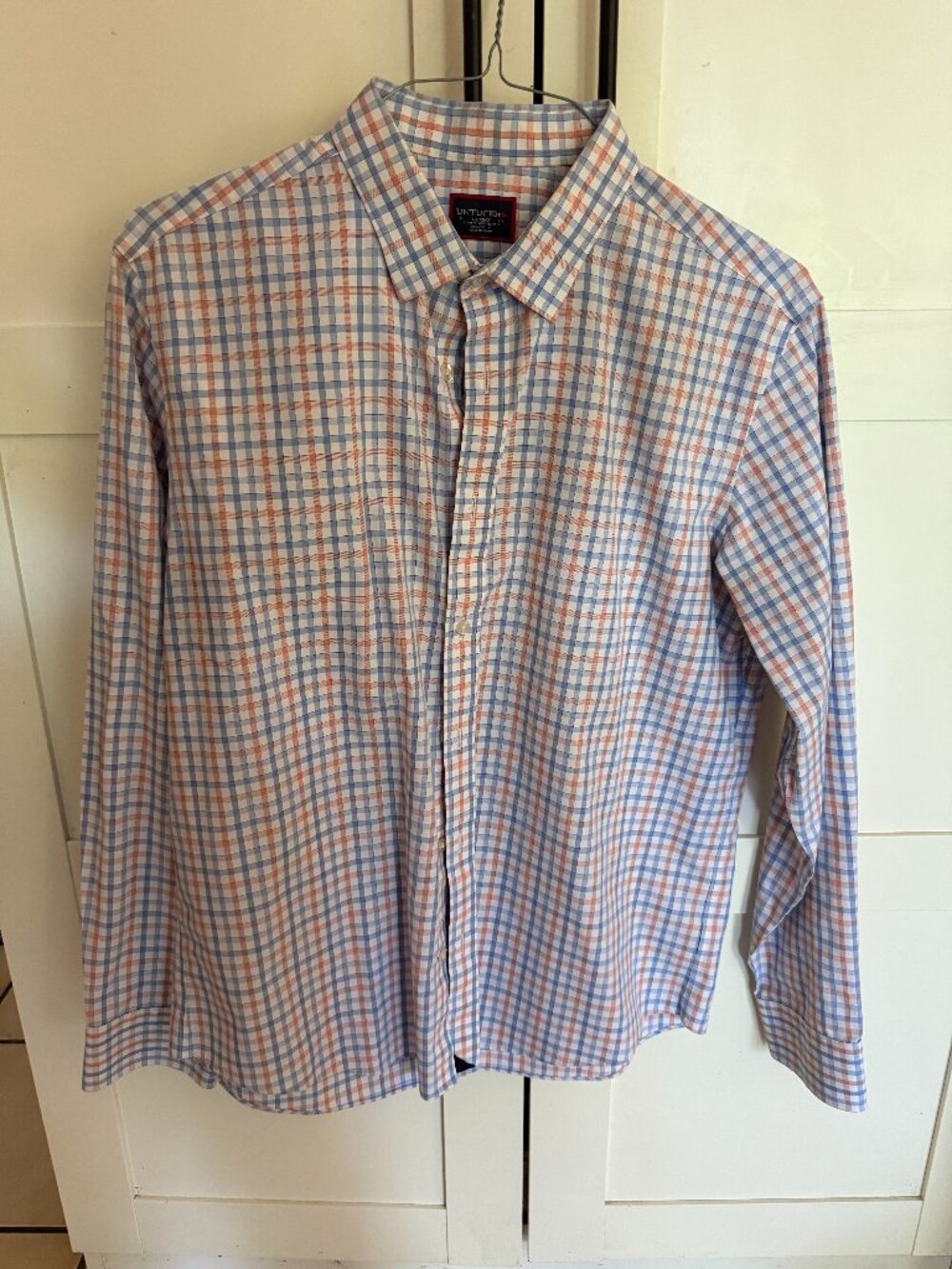 UNTUCKit Slim Fit Plaid Button-Up XL